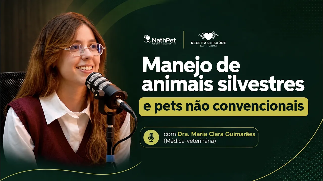 Ep. 27 | Manejo de animais silvestres e pets não convencionais com a Vet. Maria Clara Guimarães